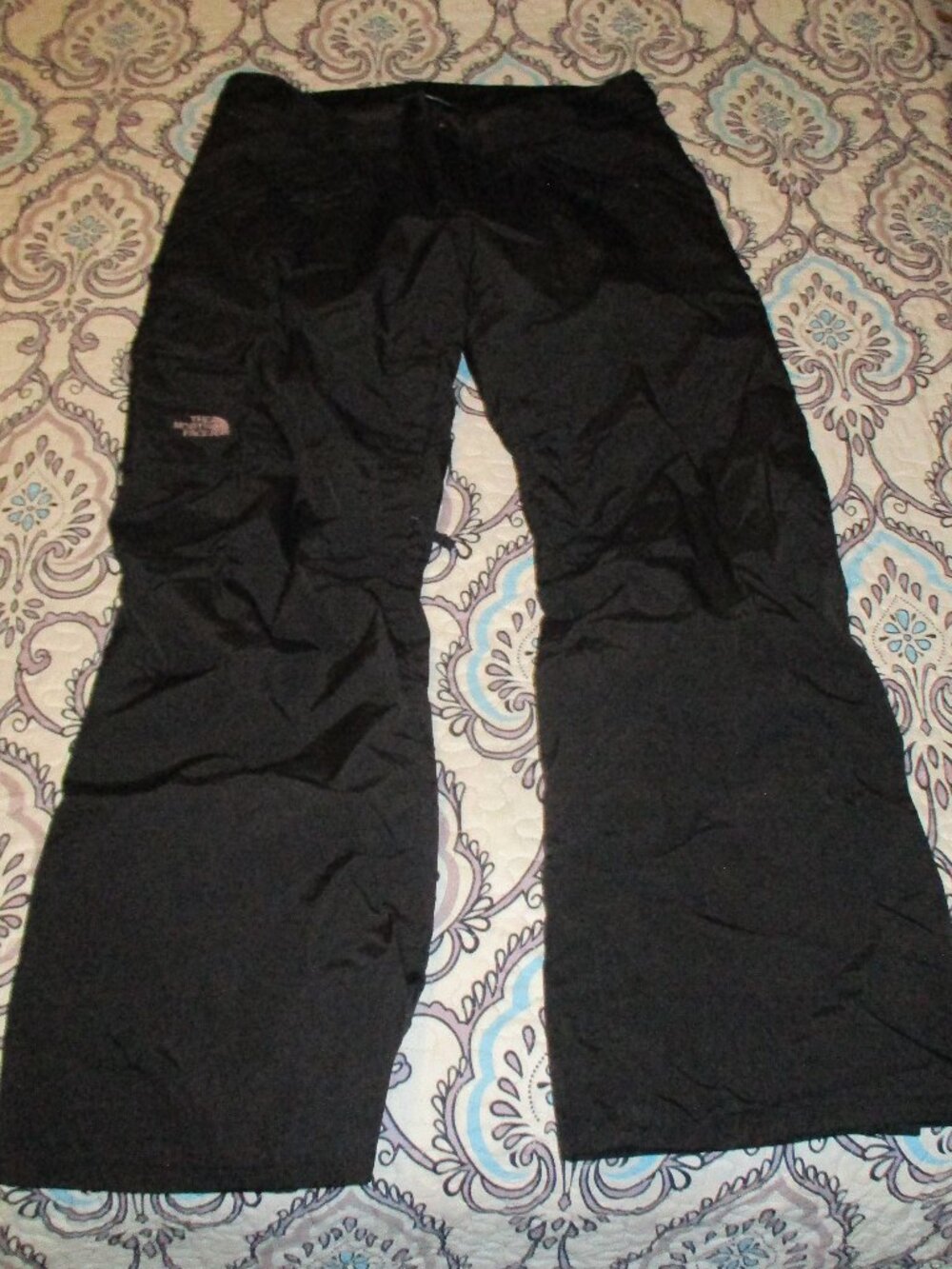 North Face Snow Pants Womens Black Ski Bibs Snowsuit Snowboard Winter Suit XL